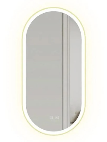 Зеркало Rea LED OVL GOLD 50X100CM REA 2026