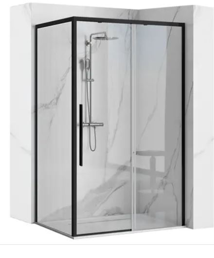 Душевая кабина bez Душевой поддонa
90x90x190 см Solar Black REA 2026/2