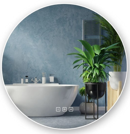 Зеркало Rea LED ROUND ACRYL 60CM REA 2026