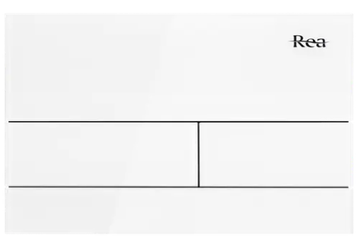 Кнопка на инсталляции K011A-Q T Glass White REA 2026/2
