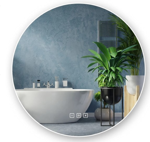 Зеркало Rea LED ROUND ACRYL 80CM REA 2026