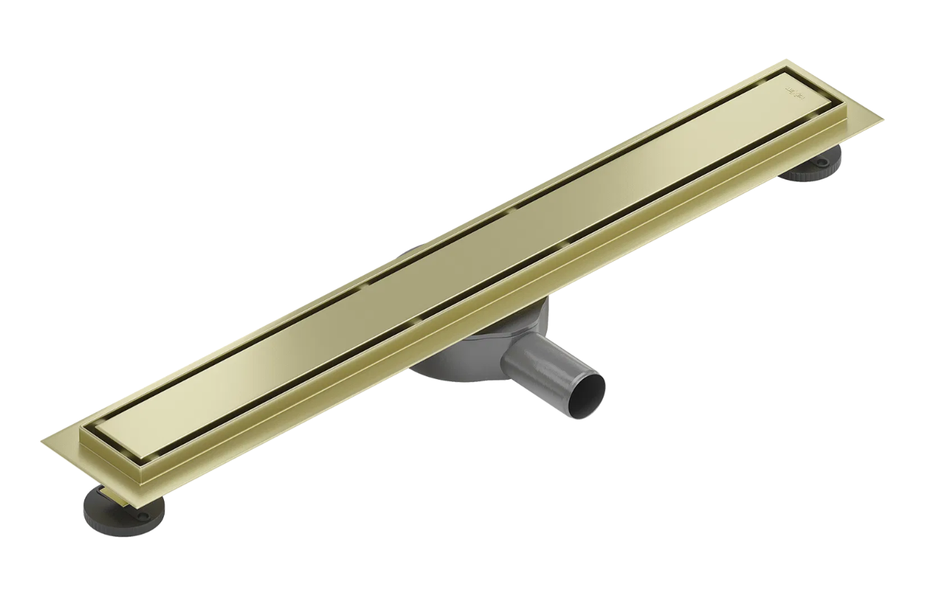 Трап для душа 2 в 1, цвет: brushed gold / матовое золото , размер: 60 см LSAN