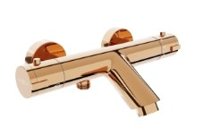 KAI Термостатический смеситель для ванны 1/2", розовое золото