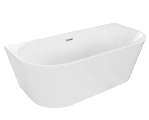 OVAL Отдельностоящая ванна 160x80x58 см, белая