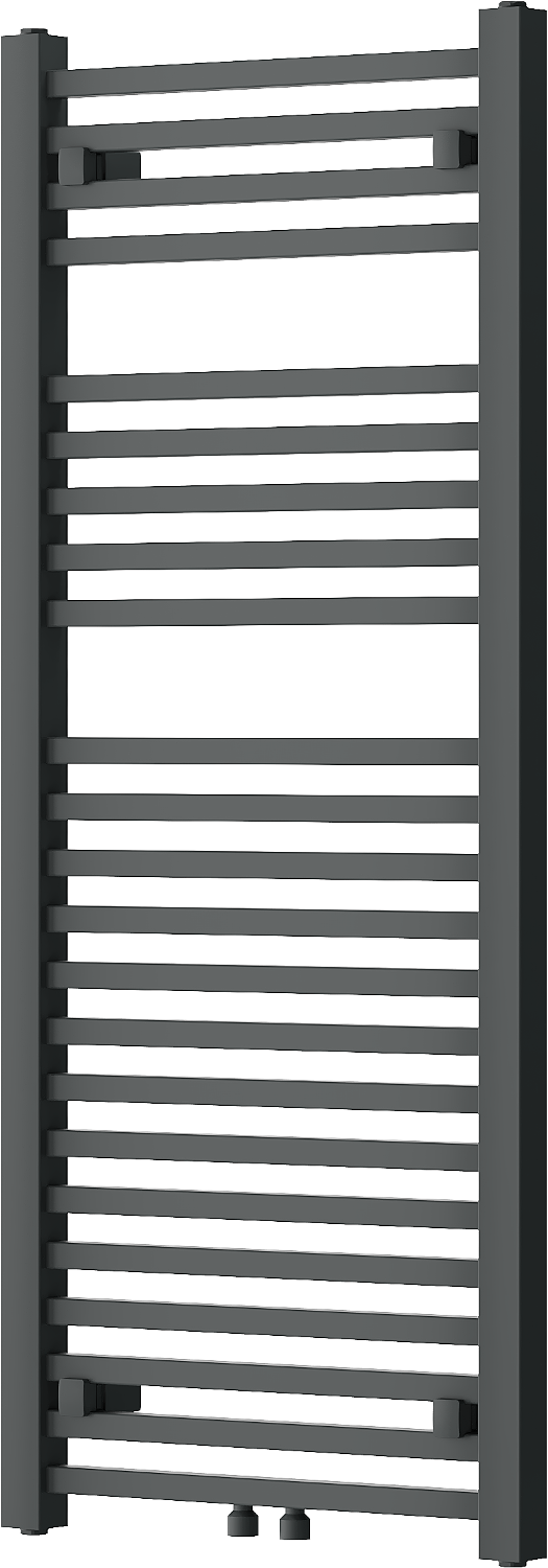 PLUTON Полотенцесушитель водяной 1200x500, 616 wat (23), антрацит