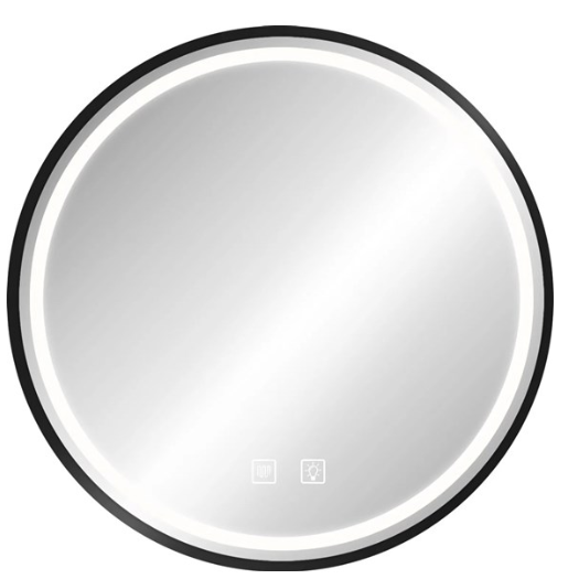 Зеркало Rea LED MMJ BLACK 80cm REA 2026